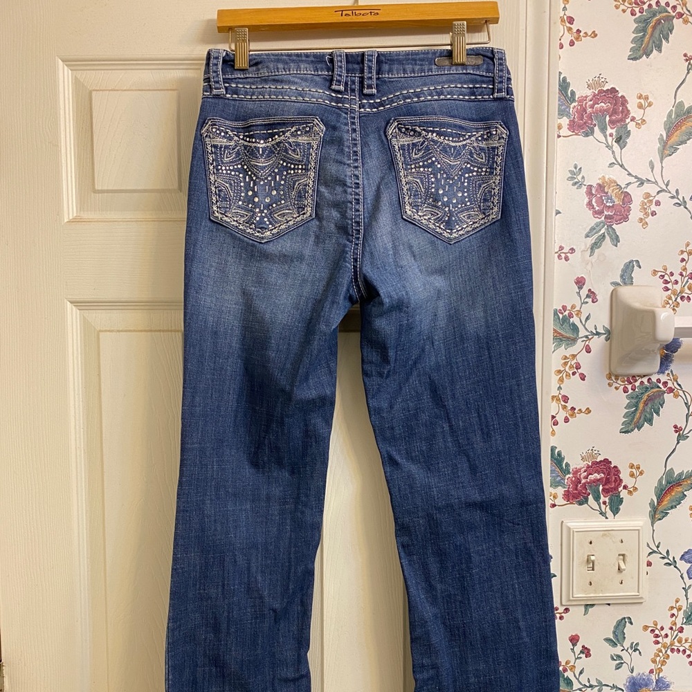 Wrangler Rock 47 Embellished Boot Cut Jeans